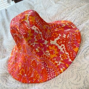 Trina Turk Shade Hat pink/orange